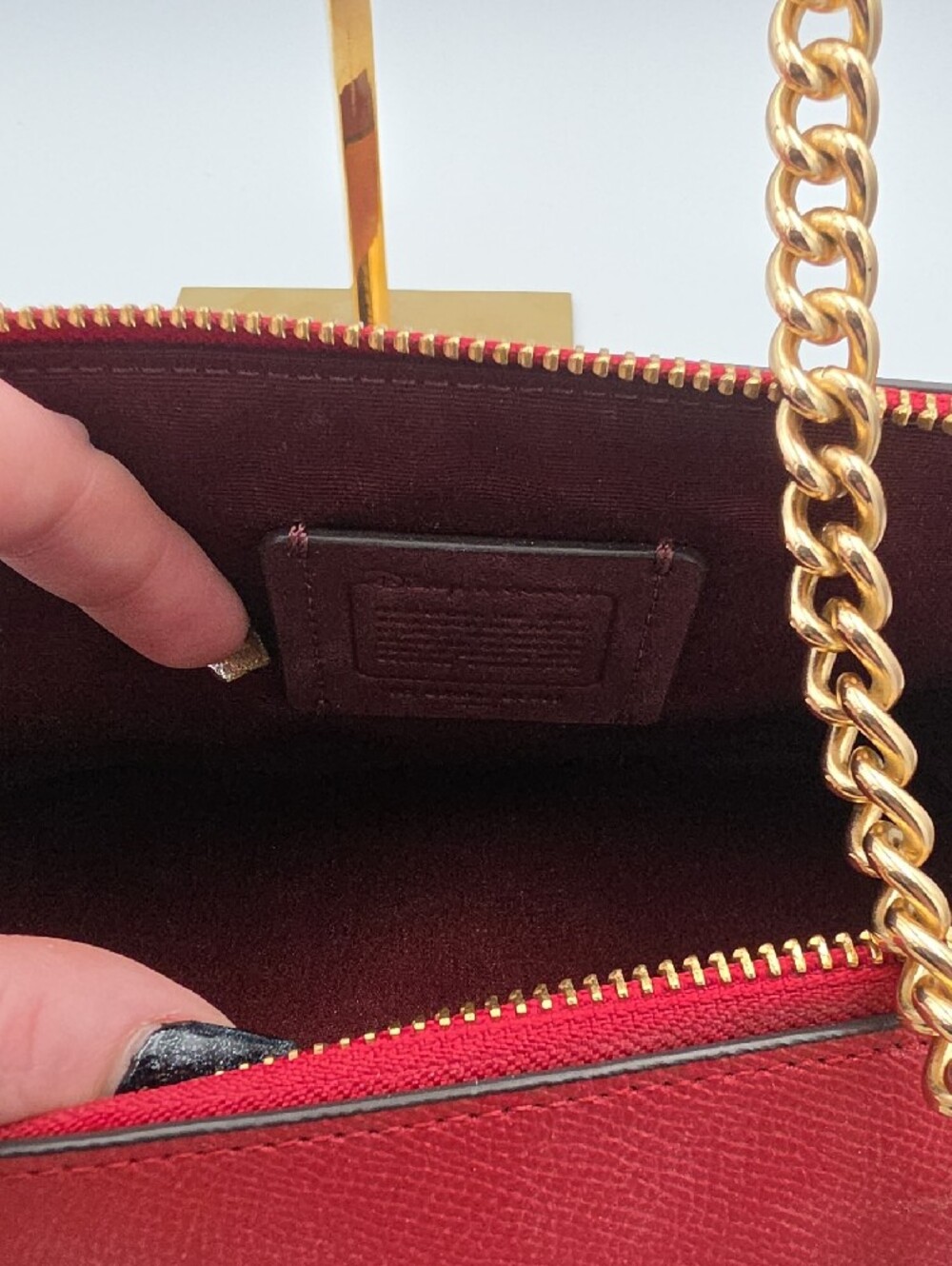 Coach X Disney Collab Cruela Limited Edition Lunch Box Small Crossbody (NWOT)❤️✨ - Picture 14 of 16
